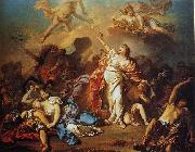 Jacques-Louis David Diana and Apollo Piercing Niobe s Children with their Arrows oil painting artist